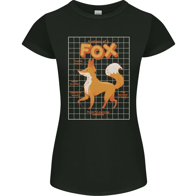 T-shirt Skateur Renard Drôle - Design Cartoon Fox | Cadeau Patineur Longboard électrique