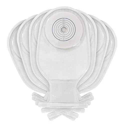 Bolsas Ostomy Twist-tie 20 piezas bolsas drenables de una sola pieza suministros