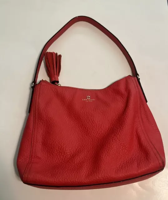 Kate Spade Cobble Hill Little Curtis Red Cowhide Leather Shoulder Bag