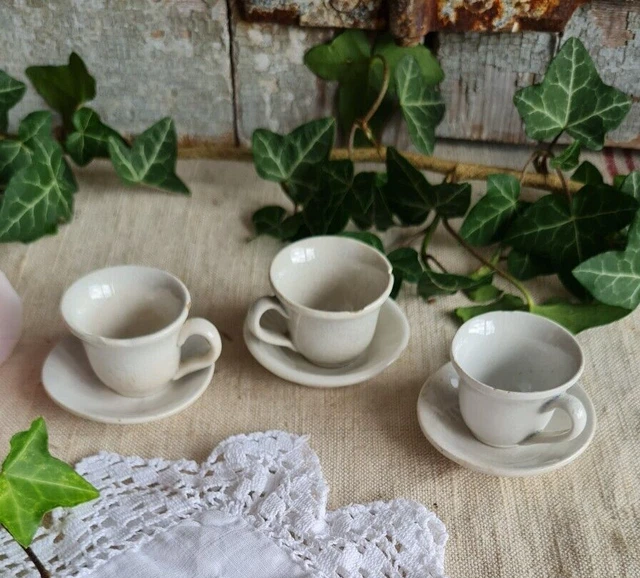 Ancienne Dinette En Porcelaine – Service à Café Art Déco – Jouet Pour Enfant Et Poupée – Collection Jouets Vintage