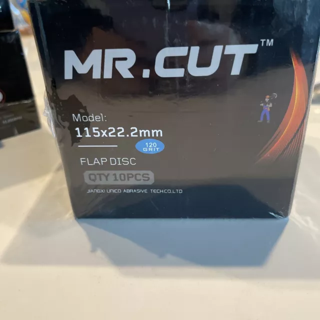 Mr. Cut Abrasive 120 Grit Flap Discs - 10pcs