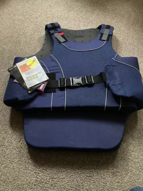 Harry Hall Adult XL body protector 2009 Blue.  L3 BN. Shop soiled