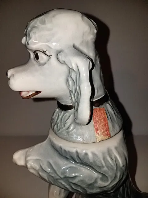 1970 Jim Bean Kentucky Straight Empty Whiskey Poodle Decanter Beamstrophy 100 mo 3