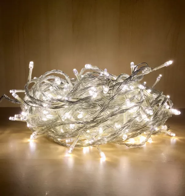 Fairy Lights Christmas String 10m 20m 30m LED Indoor Plug In Wire Wedding Party 3