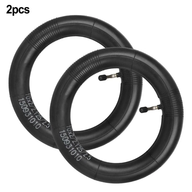 Tuyau 10x2.5 Pour Scooter électrique - Tube Intérieur épais, Renforcé, Amorti (2 Pièces)