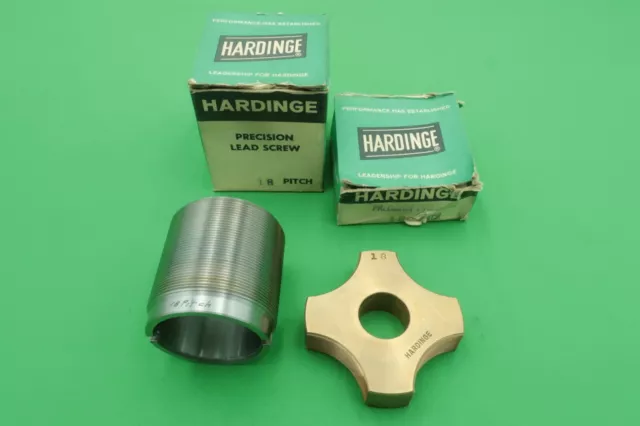 Hardinge Precision Lead Screw & Follower 18 Pitch Excellent HHR769618 R736918
