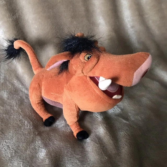 DISNEY LION KING Pumbaa Warthog Stuffed Animal Plush Toy 7.5” Timon