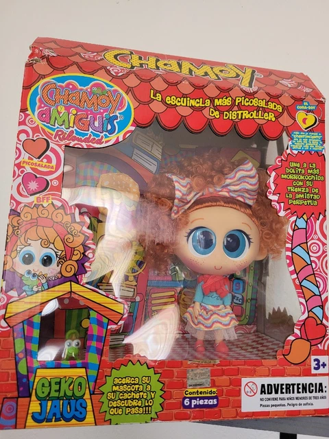 DISTROLLER MU ECA Doll Mis Pastelitos Chamoy Amiguis Pink Hair