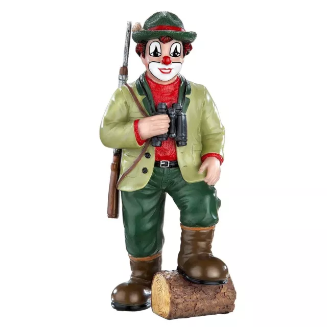 Dekofigur Indoor - Clown Auf der Pirsch - Sammelfigur Gildeclowns Clown-Figur ..