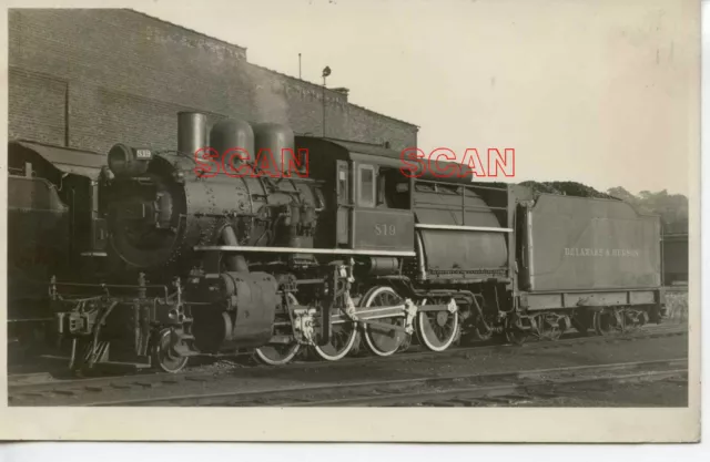 1F418 Rppc 1945 Delaware & Hudson Railroad 280 Camelback Loco 819 Mechanicville
