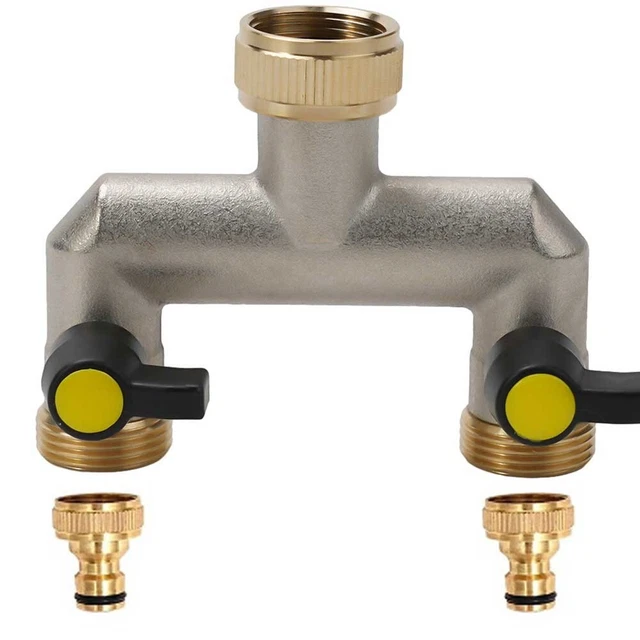 Convenient Water Distribution with Brass Hose Tap Splitter Save Time and Effort
