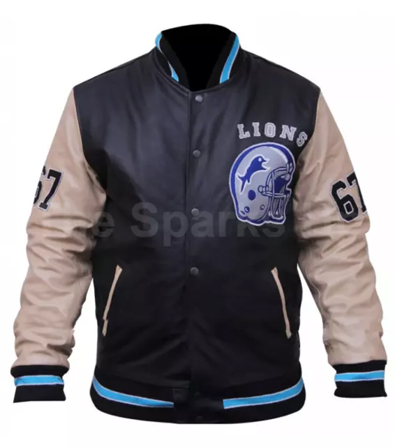 Beverly Hills Cop Eddie Murphy Axel Foley Detroit Lions Varsity Letterman Jacket