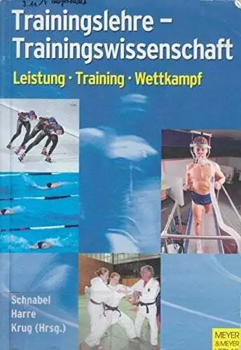 Trainingslehre - Trainingswissenschaft Meyer & Meyer Verlag Buch