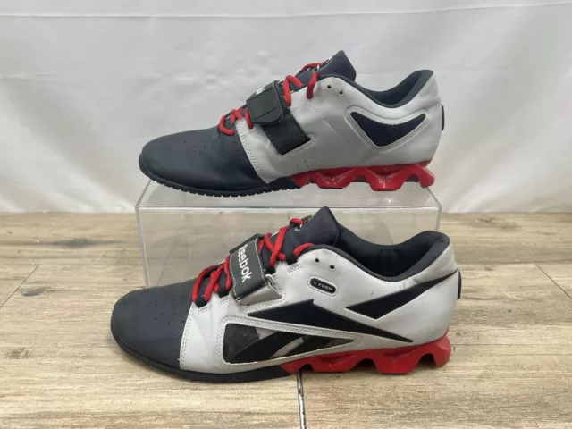 Reebok CrossFit Lifter Weightlifting Shoe With Uform Size 11 Gray/black/red 3