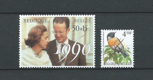 BELGIË BELGIQUE - 1990 YT 2396 à 2397 - TIMBRES NEUFS** MNH LUXE