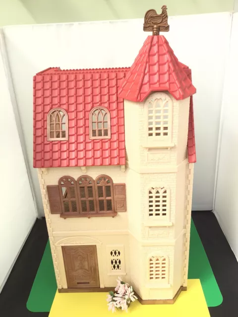 Sylvanian Families Red Roofed Tower With Working Lift Bundle....................