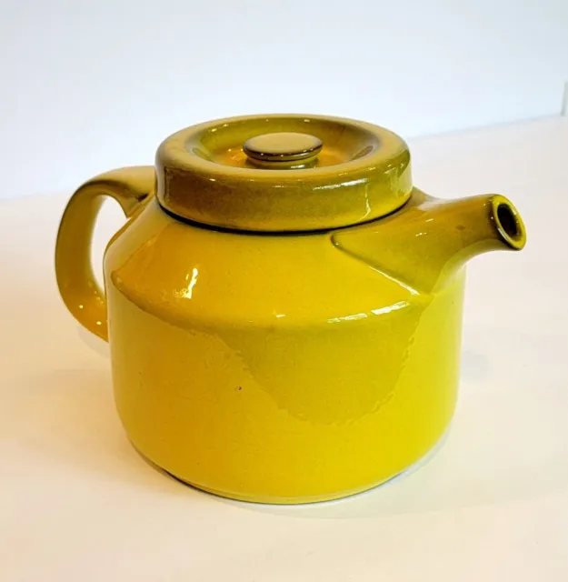 Mcm Arzberg Hutschenreuther Gruppe Germany Chartreuse Yellow Teapot Coffee Pot