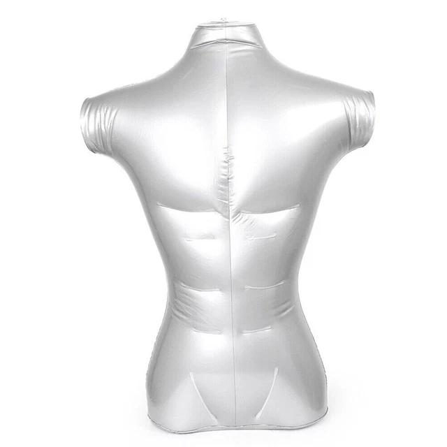 Moitié Corps Gonflable Figurine Accessoires Mannequin de Vitrine Portable