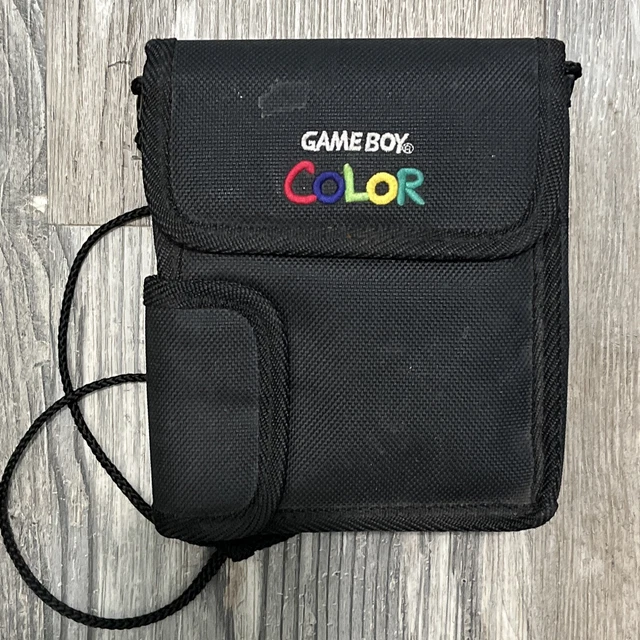 Vintage Official Nintendo Game Boy Color Pocket Carrying Travel Case Pouch Bag