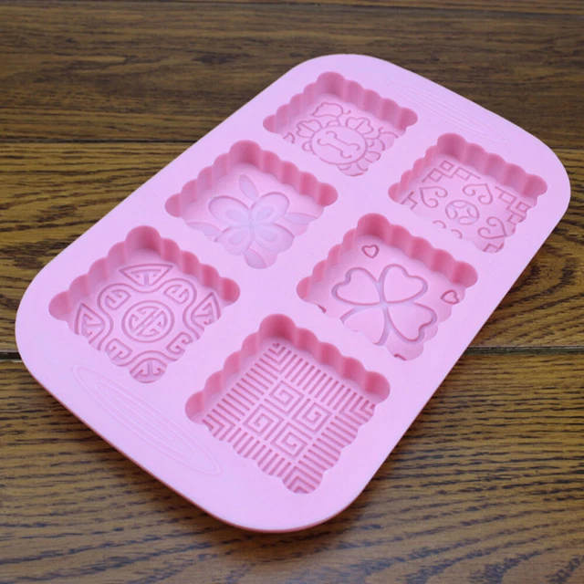 2 Pcs Cake Decoration Fondant Mold Chocolate Sugarcraft Mould