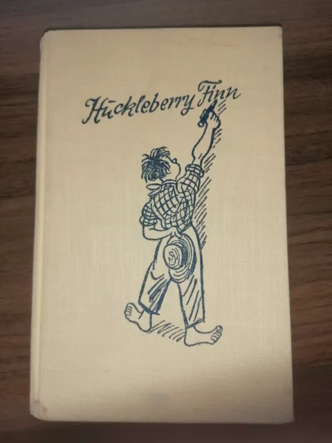 Buch “Die Abenteuer des Huckleberry Fin“ Mark Twain Walter Trier Volksausgabe 52