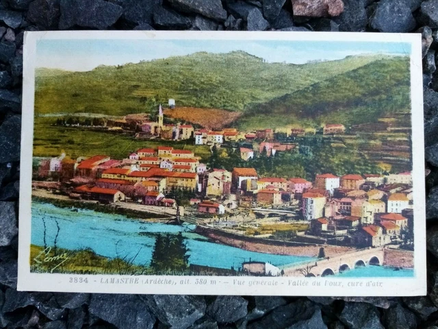 Cpa Lamastre Vue Générale