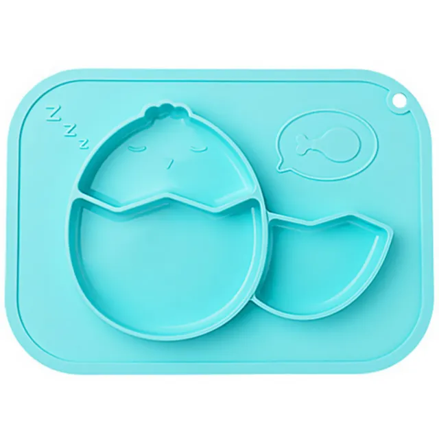 Plato multifuncional de silicona para bebé niños bebé alimentación fruta snack tazón