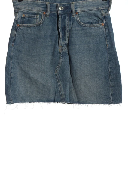 & DENIM Gonna di jeans Donna Taglia IT 42 blu stile casual