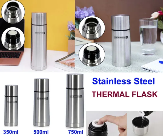 Thermos Stainless Steel Flask Hot Insulated Vacuum Bottle Water Tea/Coffee