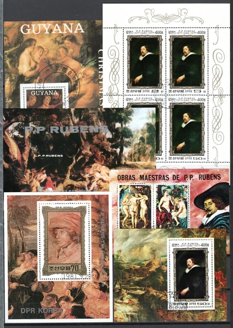 Doppelplatte Gemälde Alter Meister Peter Paul Rubens gestempelt (1460