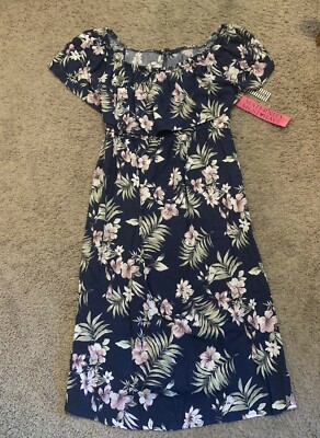 NWT! Haute Monde Floral Maternity Dress - Size Large