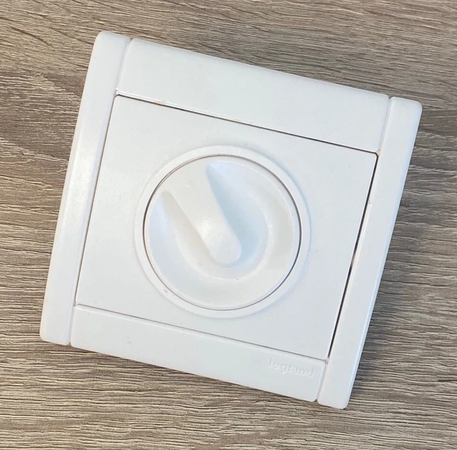 Legrand 84135 - Interrupteur lumière variapush sagane Opalis Kozi Blanc