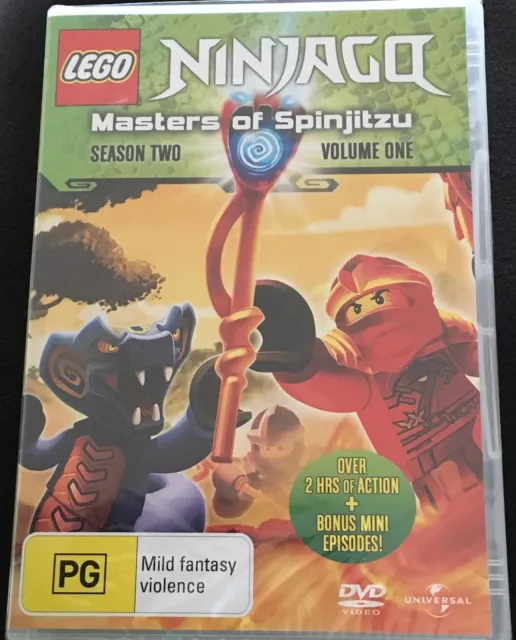 LEGO Ninjago - Masters of Spinjitzu : Season 2 : Vol 1  (DVD ) Brand New Sealed