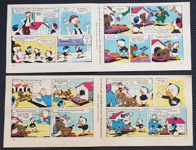 Micky Maus - 2x Comic-Streifen - Nr.5/1961 - ehapa-Verlag