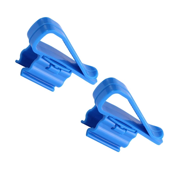 2 Pcs Aquarium Bucket Hose Fish Tank Clean Pump Fixing Clamp