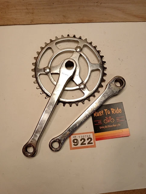 Pédalier Double Plateau Williams C34 Pour Vélo Vintage, Côté Conduite