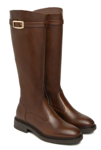 Bottines Nero Giardini Donna I411904D 100 - Cuir Noir - Fermeture éclair - Talon Bloc 5cm - Fabriquées En Italie