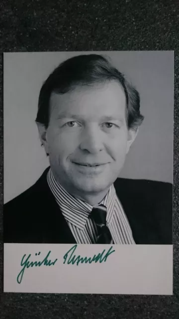 AK m. Autopen AG Günter Rexrodt ex. Bundesminister MDB .