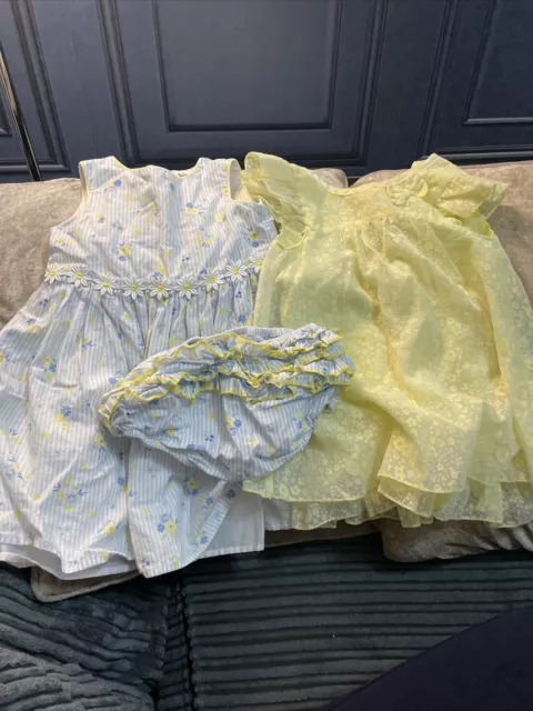Girls summer dresses bundle 9-12 months