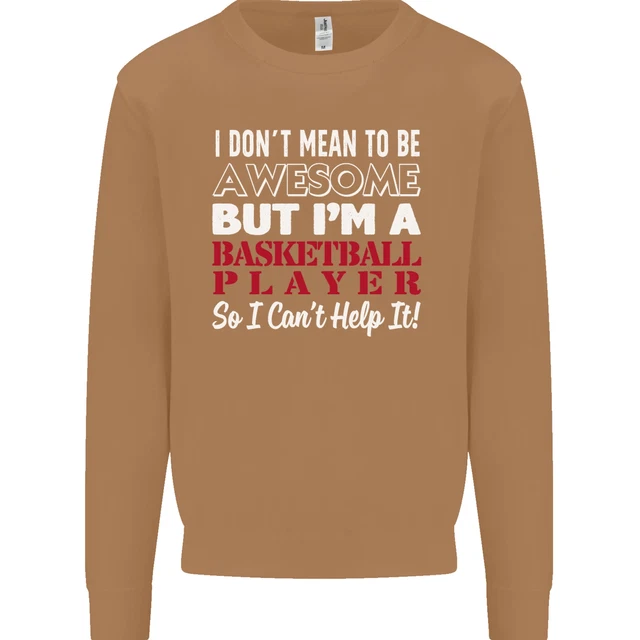 Felpa maglione I Dont Mean to Be giocatore di basket da uomo 7