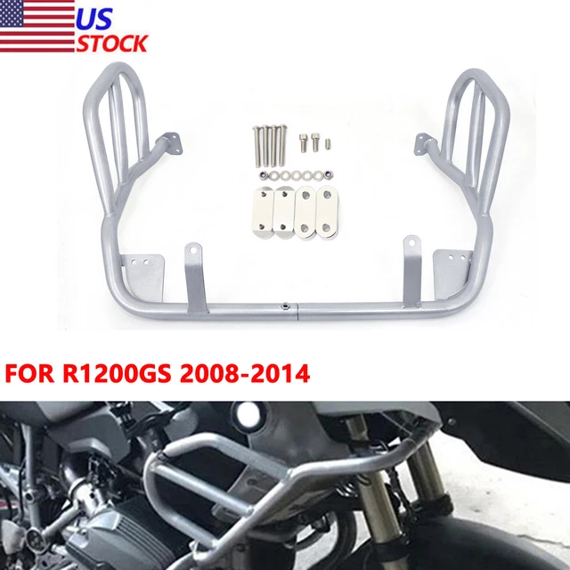 FOR BMW R1200GS 20082014 Silver Upper Engine Guard Highway Crash Bar