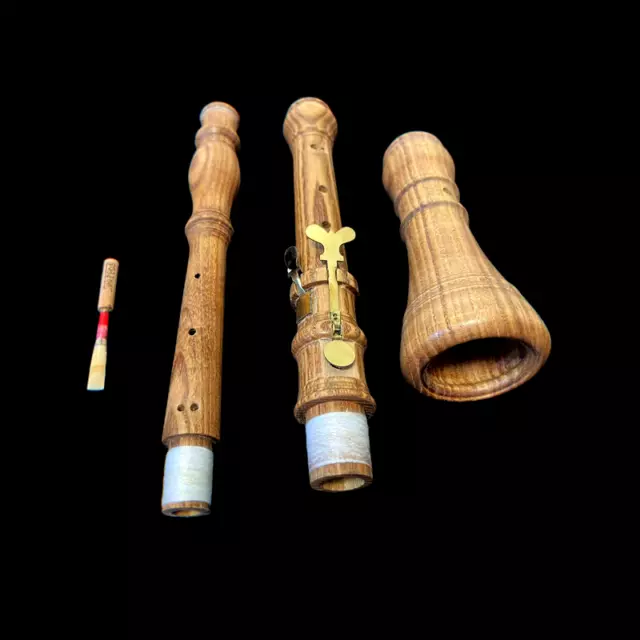 Professional German Baroque style Oboe A-415HZ, Hard wood of Chinese scholartree