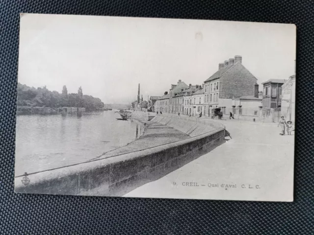 CPA 60 CREIL - Quai D'Aval