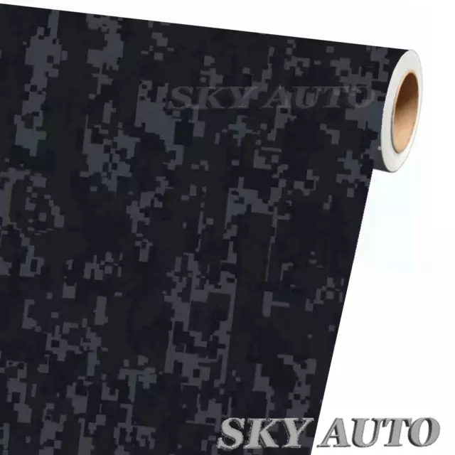 Red Black Gray Camo Camouflage Vinyl Car Wrap Film Sheet +Free Tools(2 feet  & up