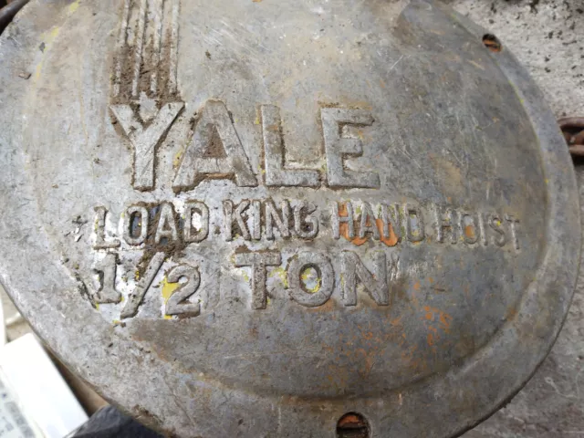 Yale Load King 1/2 Ton Manual Hand Hoist