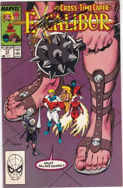 Marvel Excalibur #13 1989 Signed by Chris Claremont NM Captain Britain Shadowcat