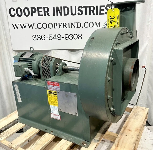 Item 2700:  5 Hp New York Blower Pressure Blowere Size 1606S05 Carbon Steel