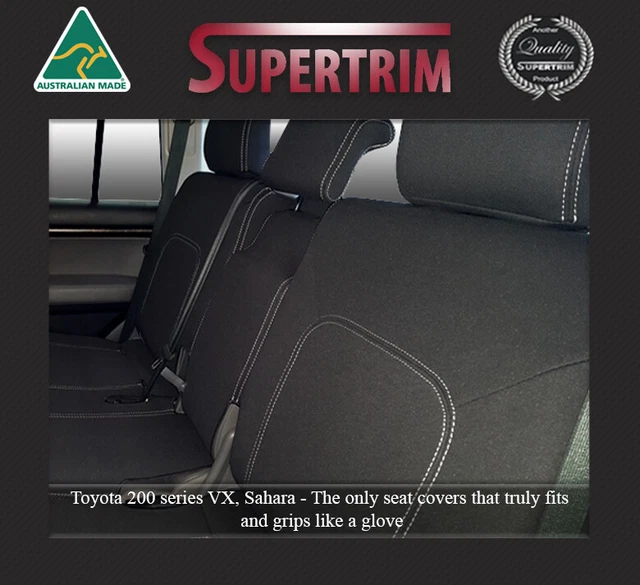 SEAT COVER FIT Toyota Landcruiser 200 Series REAR+ARMREST PREMIUM