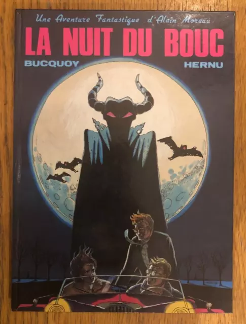 ALBUM BD ALAIN MOREAU la nuit du bouc bucquoy hernu eo 1984 ansaldi