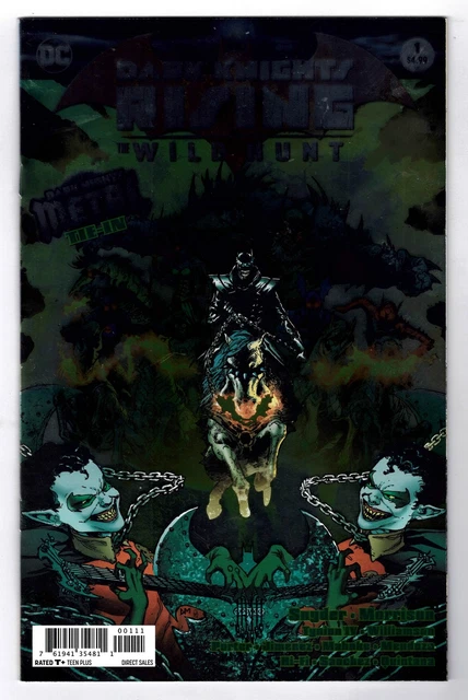 Dark Knights Rising The Wild Hunt #1 Mankhe 1St Print Foil Stamped Cover